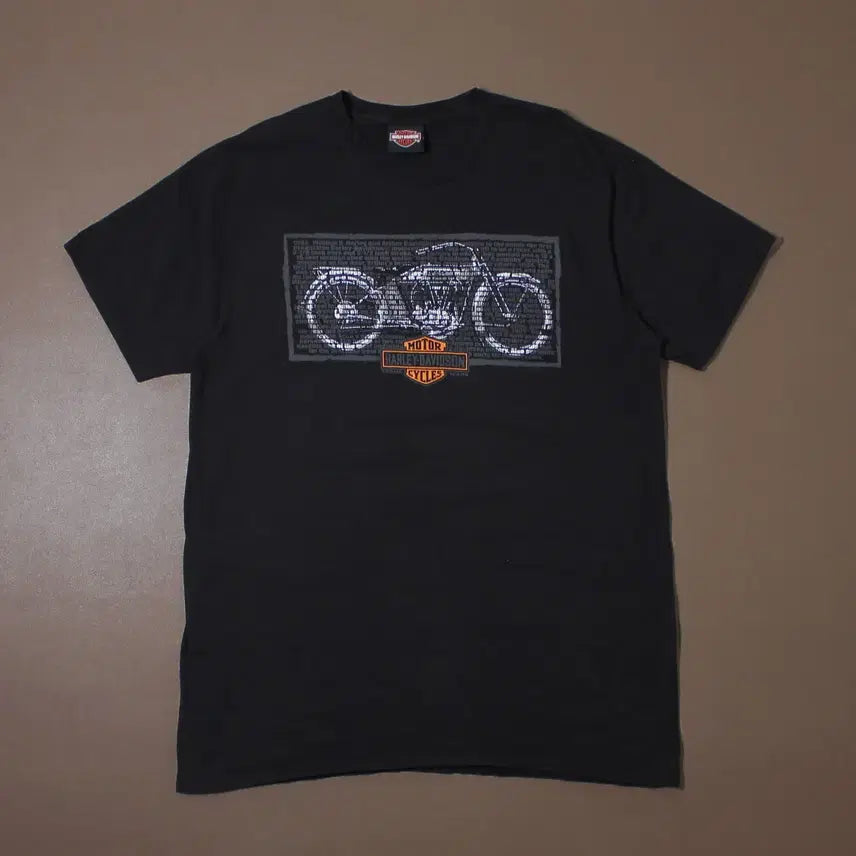 [BUNJANG] Harley-Davidson Classic Bike Graphic T-shirt / Harley-Davidson 할리 데이비슨 클래식 바이크 그래픽 반팔