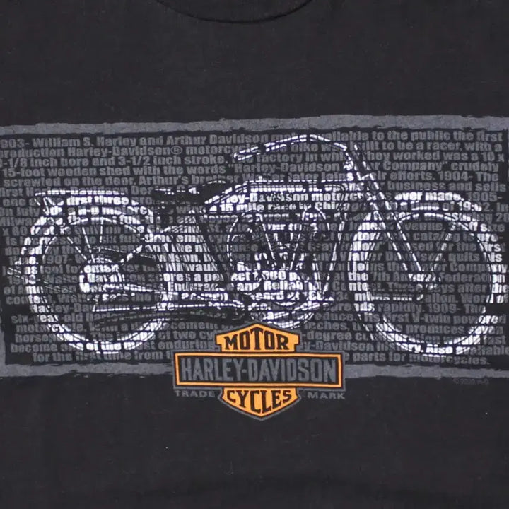 [BUNJANG] Harley-Davidson Classic Bike Graphic T-shirt / Harley-Davidson 할리 데이비슨 클래식 바이크 그래픽 반팔