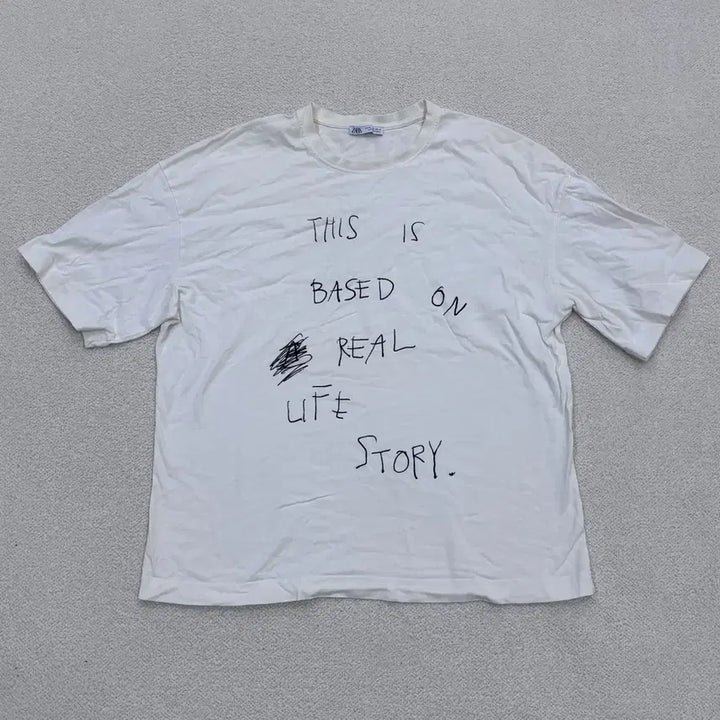 [BUNJANG] ZARA Vintage Short Sleeve T-shirt / M 자라 빈티지 반팔 티셔츠 0313E