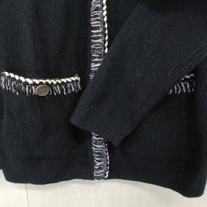 [BUNJANG] Soul Black Tweed Style Cardigan / SO.WOOL 블랙 트위드 스타일 가디건