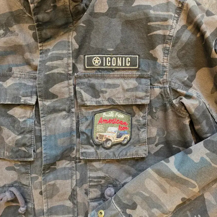 [BUNJANG] Jeep Camo Field Jacket (Size 90) / Jeep의 카모 야상 자켓 - 90