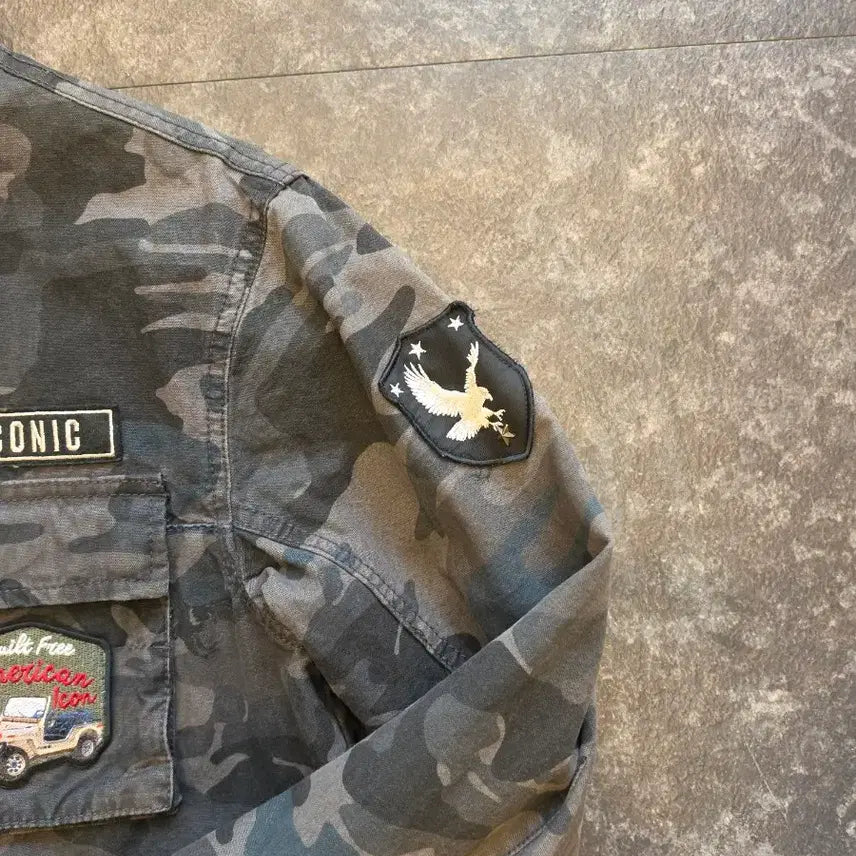 [BUNJANG] Jeep Camo Field Jacket (Size 90) / Jeep의 카모 야상 자켓 - 90