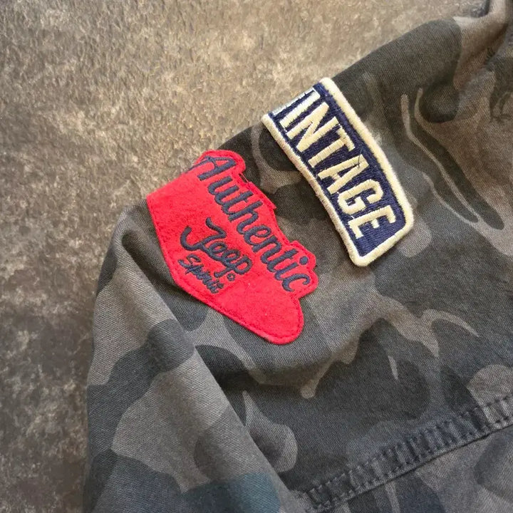 [BUNJANG] Jeep Camo Field Jacket (Size 90) / Jeep의 카모 야상 자켓 - 90