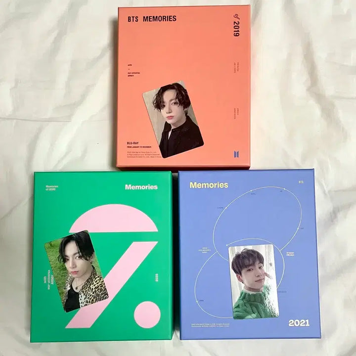 [BUNJANG] BTS Jungkook Memories 2019-2021 Bundle Set / 정국 포카 2019 2020 2021 메모리즈 블루레이 블레 방탄 bts