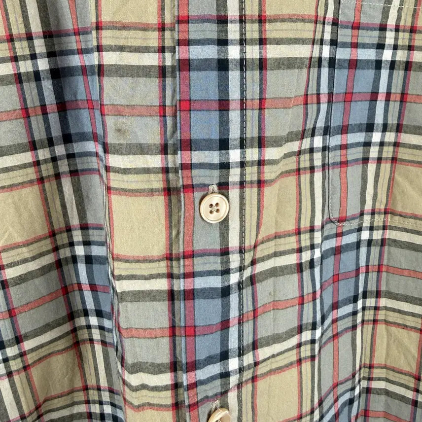 [BUNJANG] Covernat Checkered Shirt / L) 커버낫 체크 셔츠