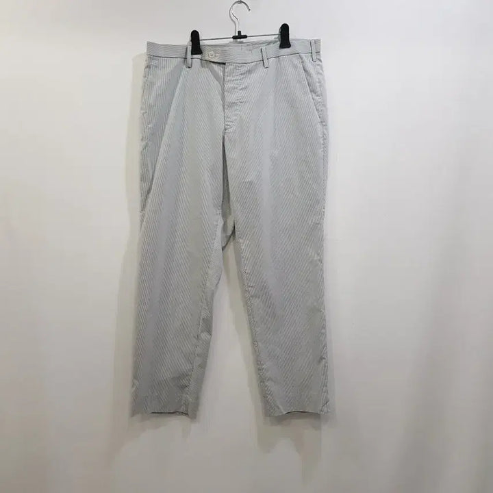 [BUNJANG] Uniqlo Striped Classic Straight Leg Pants / 유니클로 스트라이프 클래식 일자 바지 남35 Q13