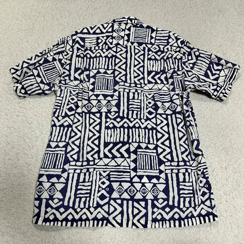[BUNJANG] YSL Yves Saint Laurent Patterned Short Sleeve Shirt Men&