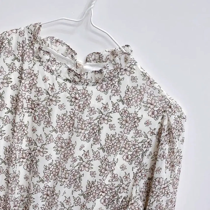 [BUNJANG] Floral Frill Dress / 벚꽃룩 :: 4만원대 고퀄 존예 플라워 프릴 원피스