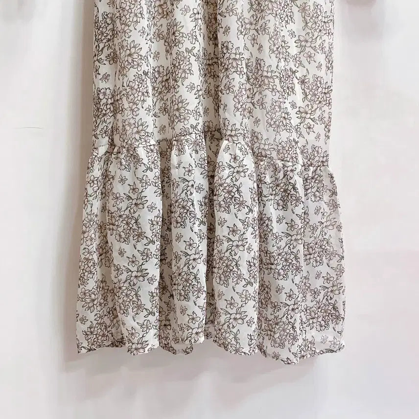 [BUNJANG] Floral Frill Dress / 벚꽃룩 :: 4만원대 고퀄 존예 플라워 프릴 원피스