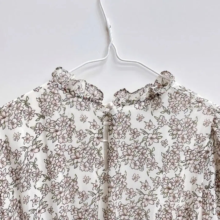 [BUNJANG] Floral Frill Dress / 벚꽃룩 :: 4만원대 고퀄 존예 플라워 프릴 원피스