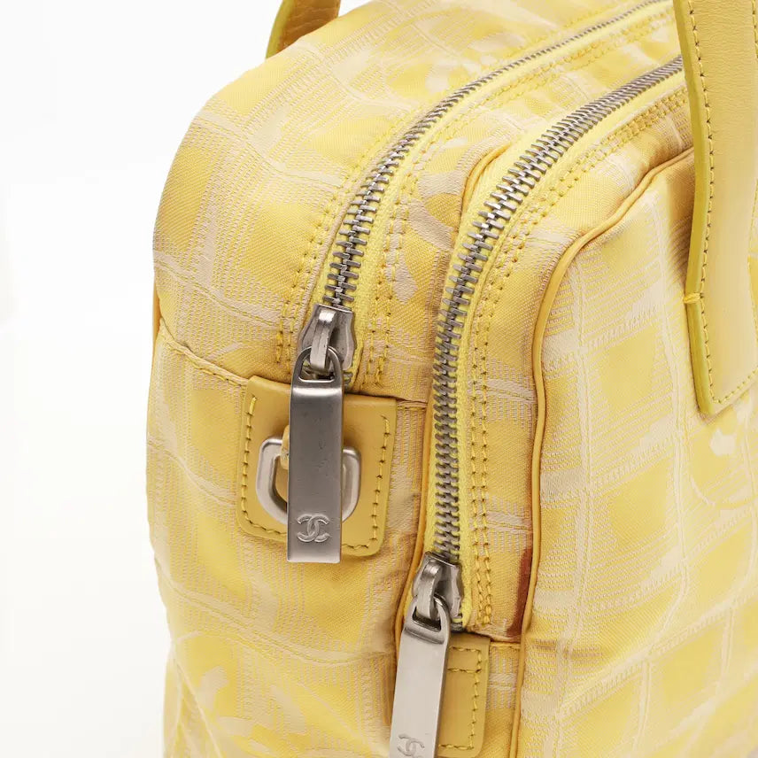 [BUNJANG] Chanel Travel Tote Bag - Yellow / 샤넬 트래블 토트백