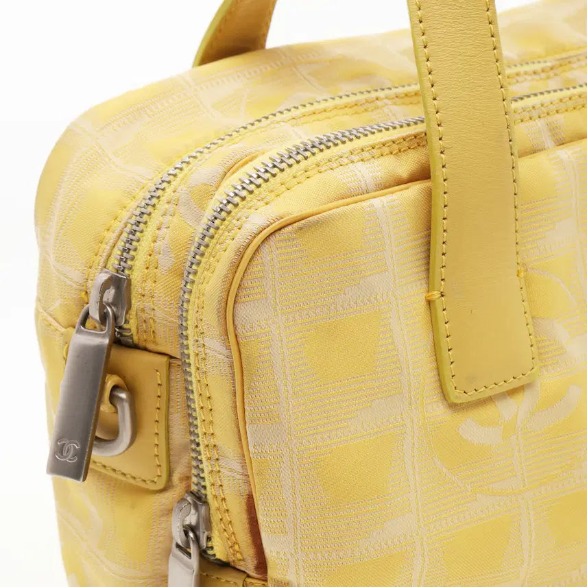 [BUNJANG] Chanel Travel Tote Bag - Yellow / 샤넬 트래블 토트백