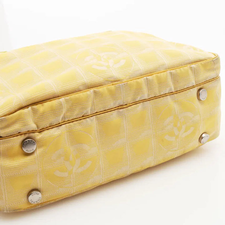 [BUNJANG] Chanel Travel Tote Bag - Yellow / 샤넬 트래블 토트백