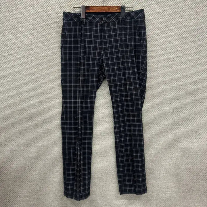 [BUNJANG] JDX Golf Check Spandex Pants 82 / JDX 골프 체크 스판 바지 82 A07797