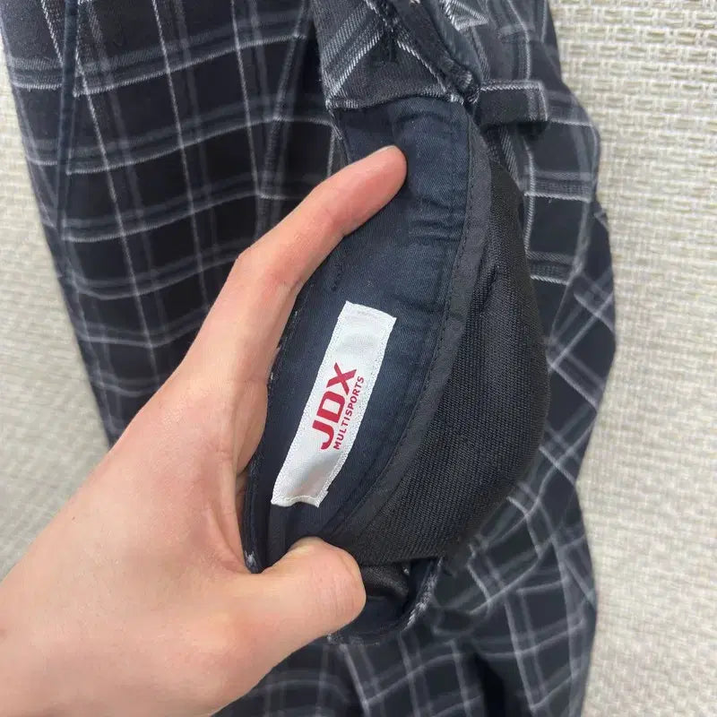 [BUNJANG] JDX Golf Check Spandex Pants 82 / JDX 골프 체크 스판 바지 82 A07797