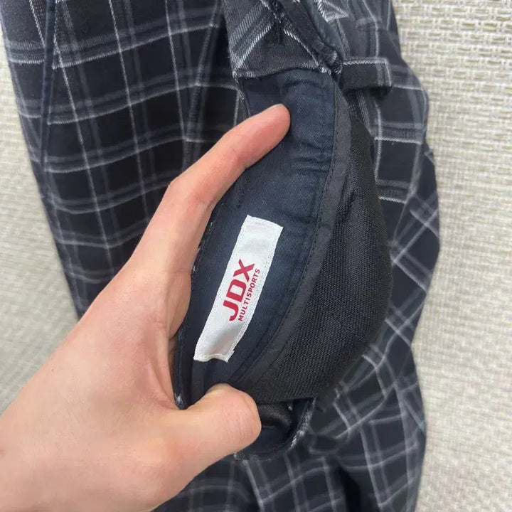 [BUNJANG] JDX Golf Check Spandex Pants 82 / JDX 골프 체크 스판 바지 82 A07797