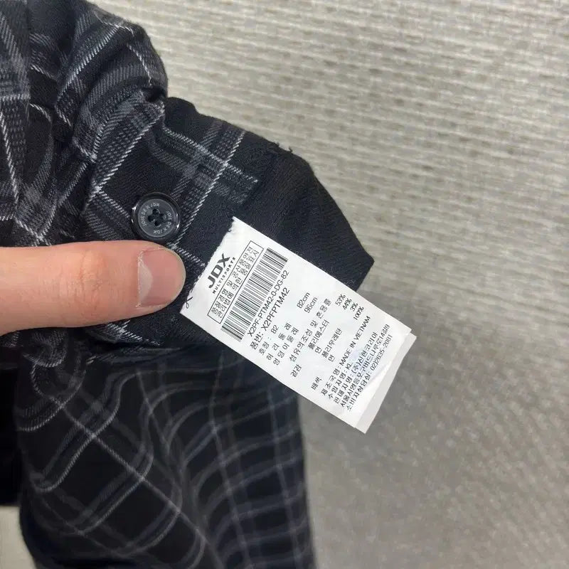 [BUNJANG] JDX Golf Check Spandex Pants 82 / JDX 골프 체크 스판 바지 82 A07797
