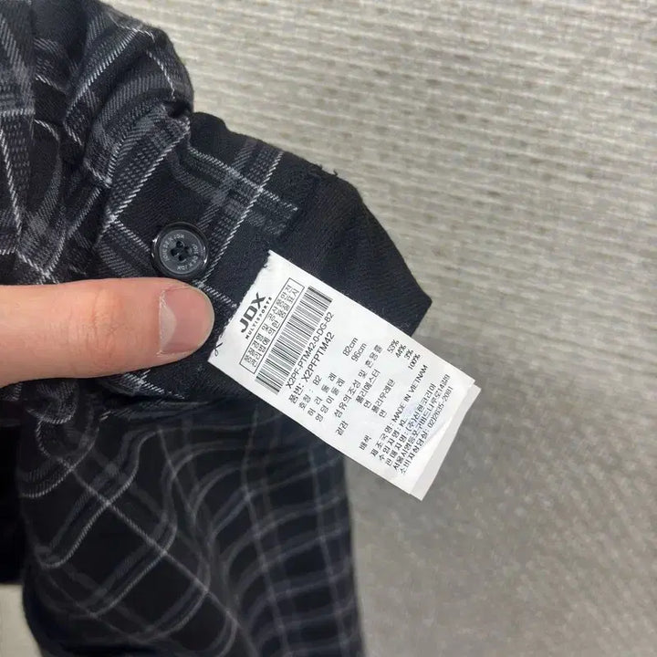 [BUNJANG] JDX Golf Check Spandex Pants 82 / JDX 골프 체크 스판 바지 82 A07797