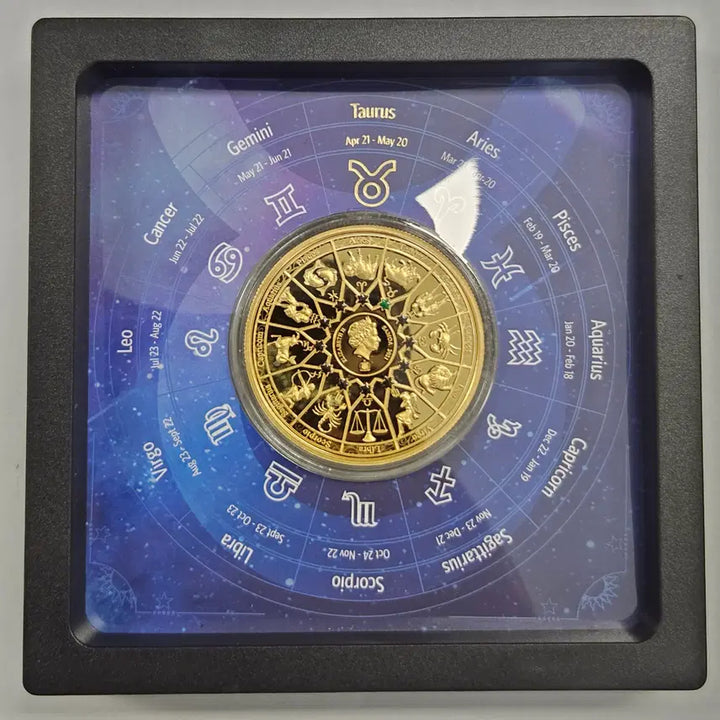 [BUNJANG] Samoa Aphrodite Commemorative Gold-plated Coin ZK1856 / [휘귀 한정판]사모아 황소자리 아프로디테 기념 금도금 주화 ZK1856