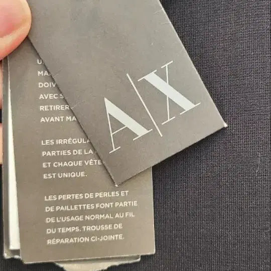 [SOLD OUT] 새상품   아르마니익스체인지   55  스팽글장식스판원피스