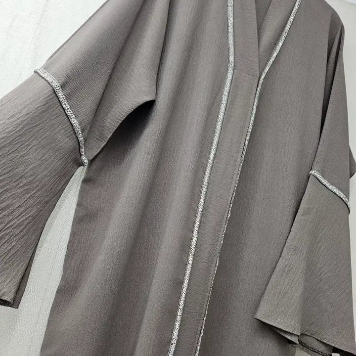 [BUNJANG] Cubic Embellished Long Dress / 큐빅 배색 롱원피스 ~77
