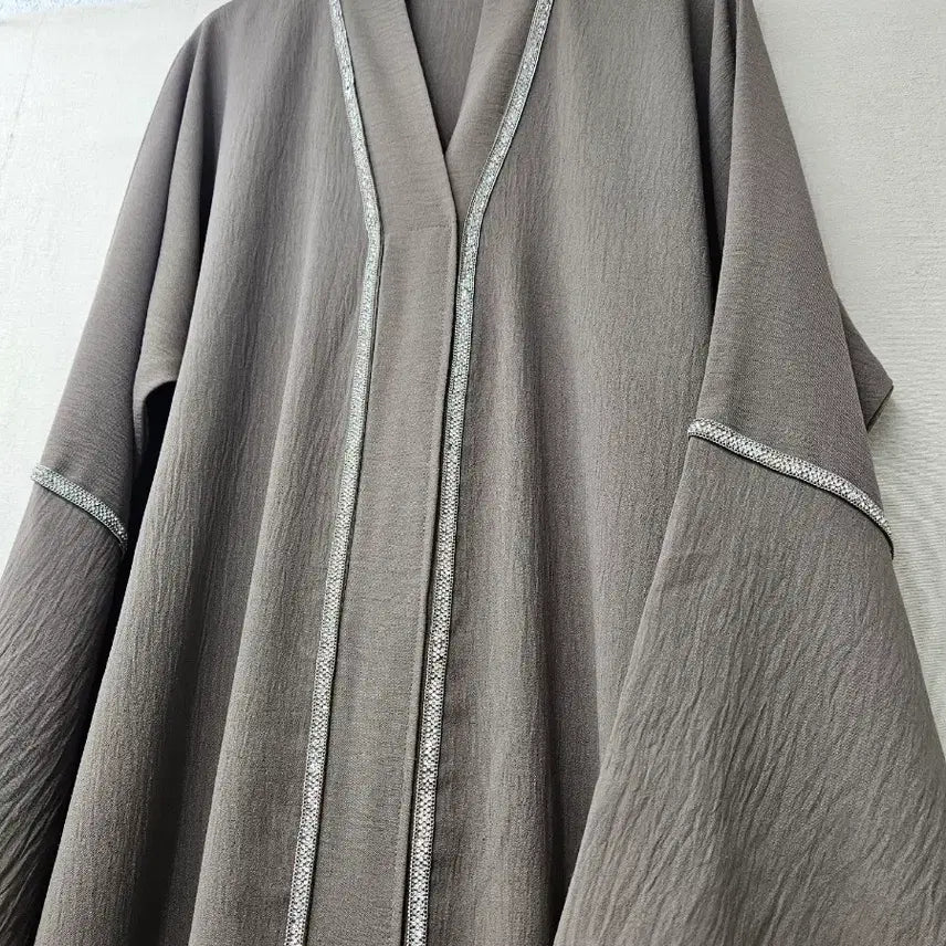 [BUNJANG] Cubic Embellished Long Dress / 큐빅 배색 롱원피스 ~77