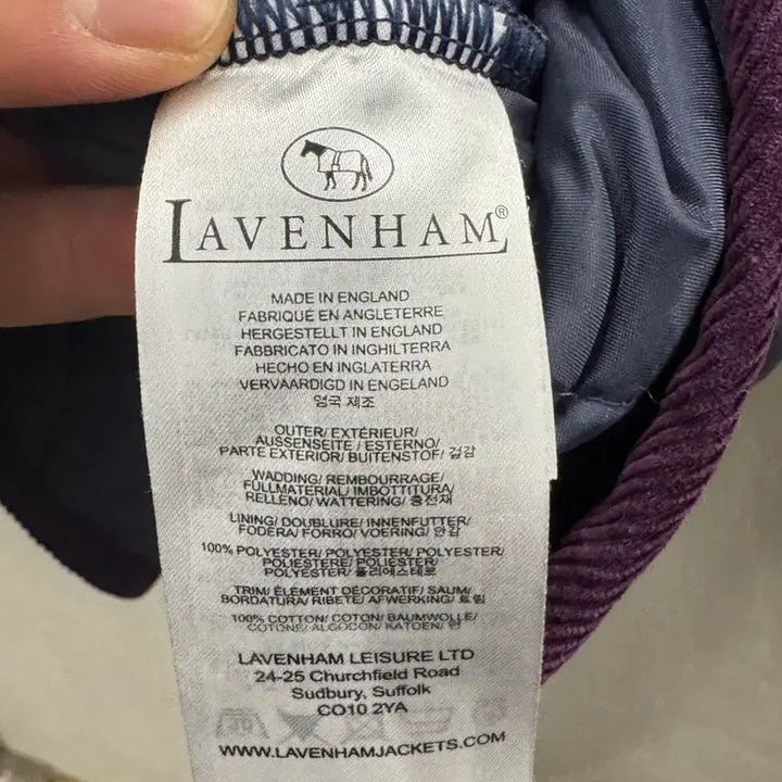 [BUNJANG] Lavenham Long Melford Quilted Jacket / 라벤햄 long melford 퀄팅 자켓 34