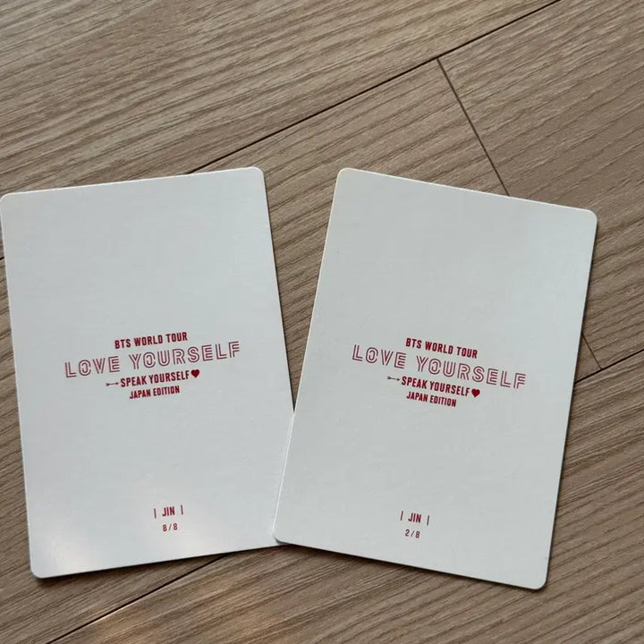 [BUNJANG] BTS Jin Love Yourself Japan Mini Photocard Bundle Set / 일괄 석진 럽셀콘 재팬 미니포카 방탄소년단 콘서트 포카 bts