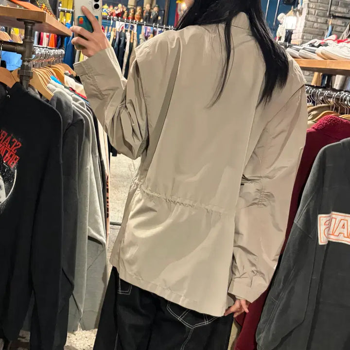 [BUNJANG] DKNY Pocket Field Jacket (Beige) / DKNY 포켓 필드자켓 (베이지)