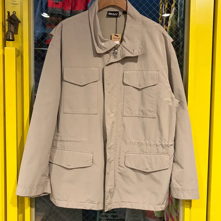 [BUNJANG] DKNY Pocket Field Jacket (Beige) / DKNY 포켓 필드자켓 (베이지)
