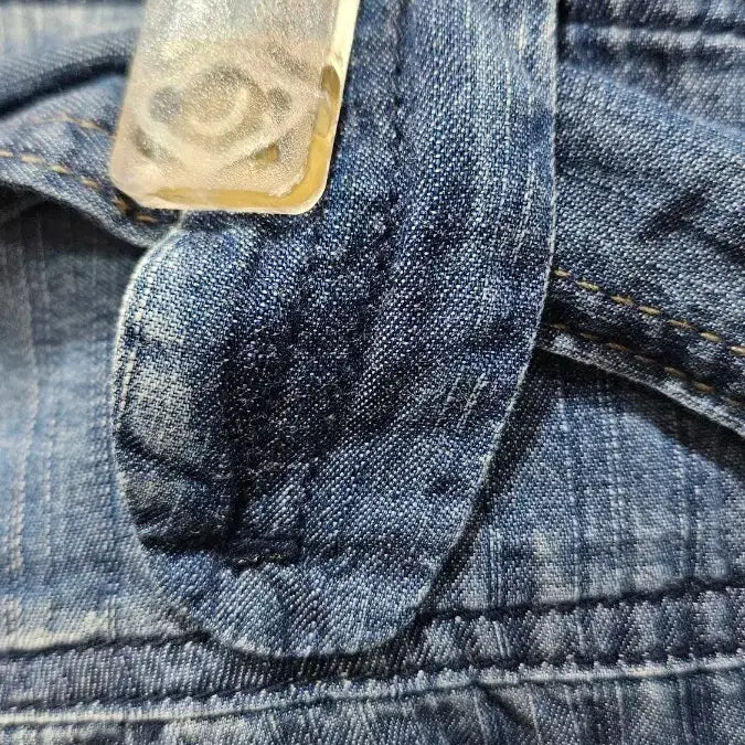 [BUNJANG] Soft Denim Belted Bermuda Shorts / 일본수입 소프트데님 벨티드 버뮤다팬츠 빅사이즈  ss1