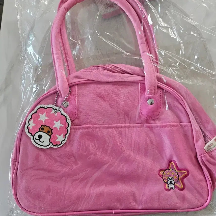 [BUNJANG] San-X Afro Ken Pink Bag / 고전 핑크 아프로켄 가방 산엑스