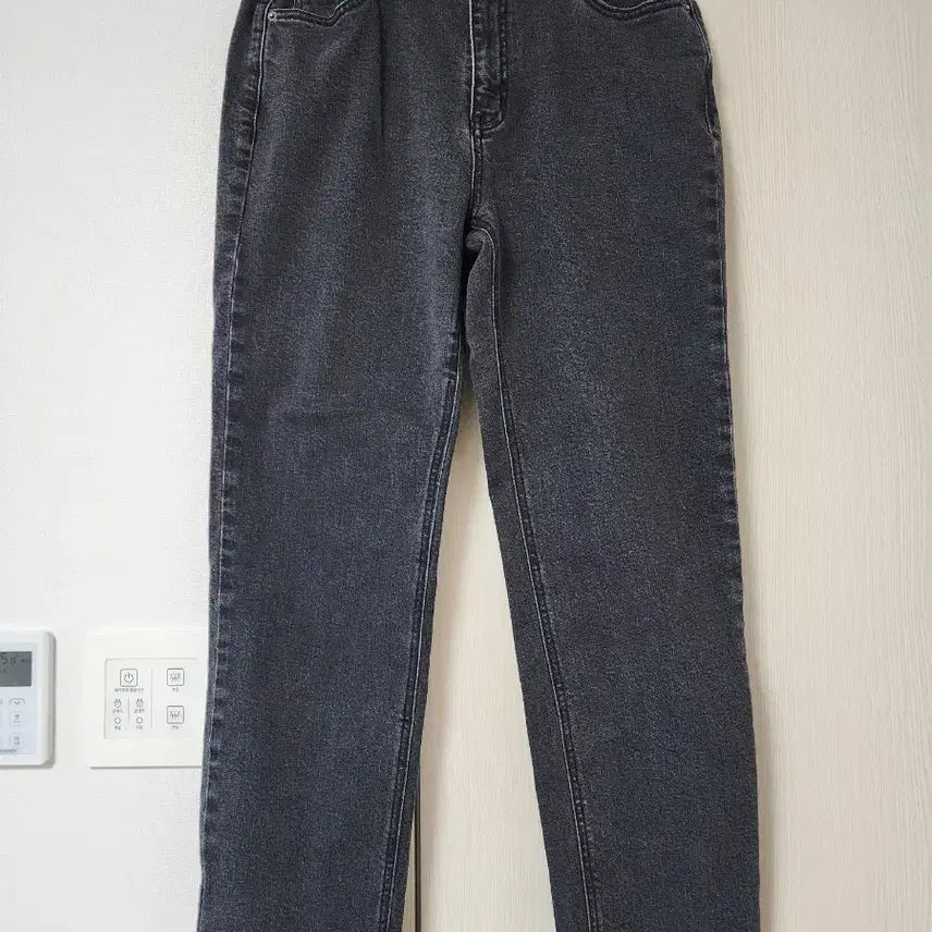 [BUNJANG] FRRW Dark Gray Denim Straight Fit Jeans / frrw 진회색 데님 팬츠 일자핏 청바지