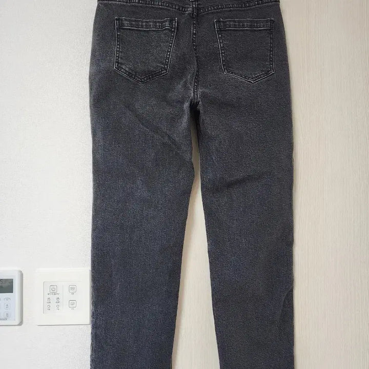 [BUNJANG] FRRW Dark Gray Denim Straight Fit Jeans / frrw 진회색 데님 팬츠 일자핏 청바지