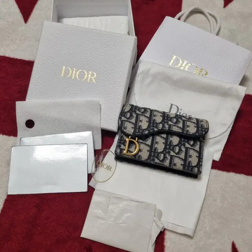 [BUNJANG] Dior Oblique Saddle Card Wallet / 디올 오블리크 새들 카드지갑