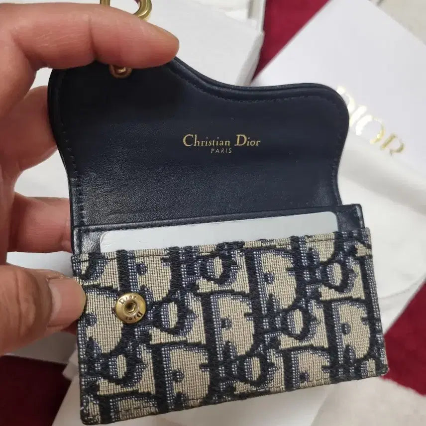 [BUNJANG] Dior Oblique Saddle Card Wallet / 디올 오블리크 새들 카드지갑