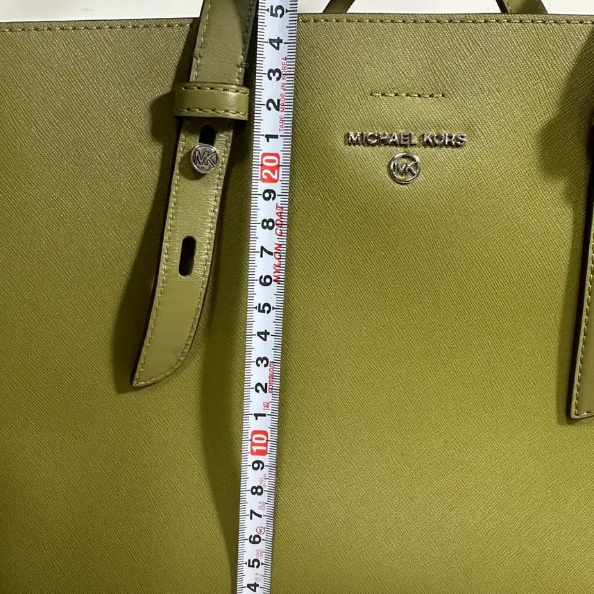 [BUNJANG] Michael Kors Saffiano Leather Tote Bag Olive / 마이클코어스 사피아노 토트백 올리브색