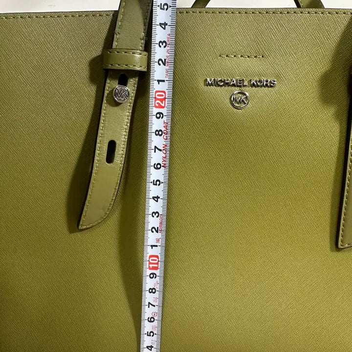 [BUNJANG] Michael Kors Saffiano Leather Tote Bag Olive / 마이클코어스 사피아노 토트백 올리브색