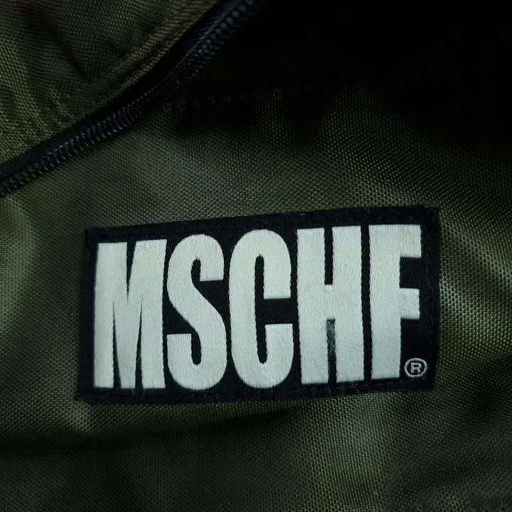 [BUNJANG] MSCHF Big Logo Nylon Crossbody Bag / 미스치프 빅로고 나일론 크로스백 카키 M19484
