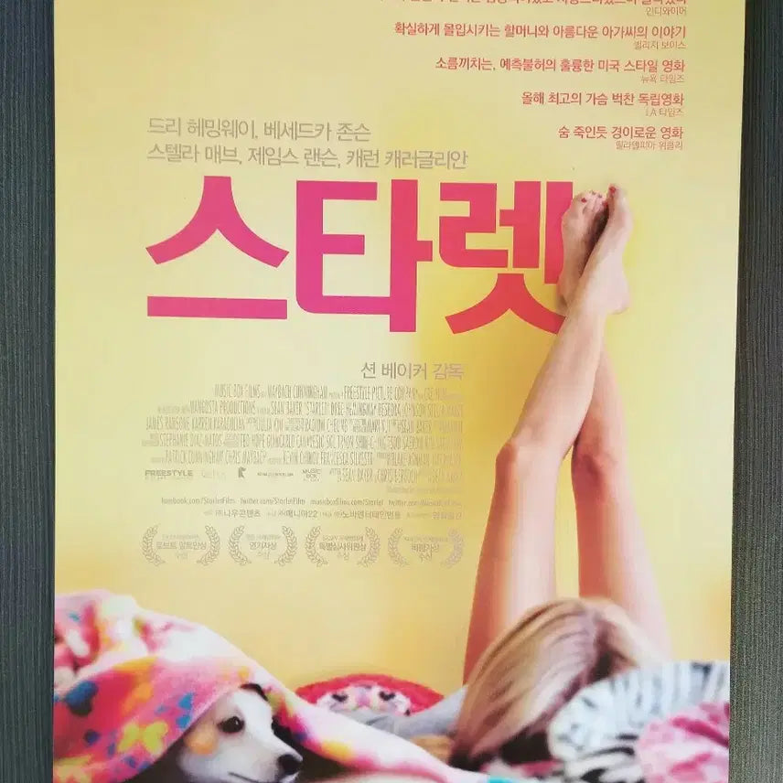 [BUNJANG] Starlet Movie Flyer Poster / 스타렛 영화 전단지 팜플렛 포스터 션베이커