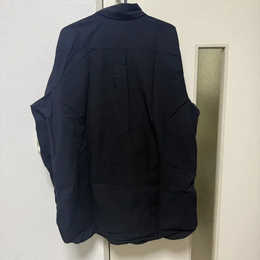 [BUNJANG] Uniqlo U Long Oversized Shirt Black L / 유니클로u 롱 오버사이즈 셔츠 블랙 L