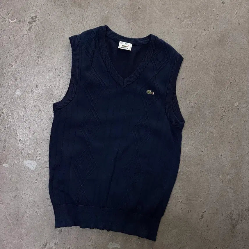 [BUNJANG] Lacoste Knit Vest / 라코스테 니트 조끼[2249]