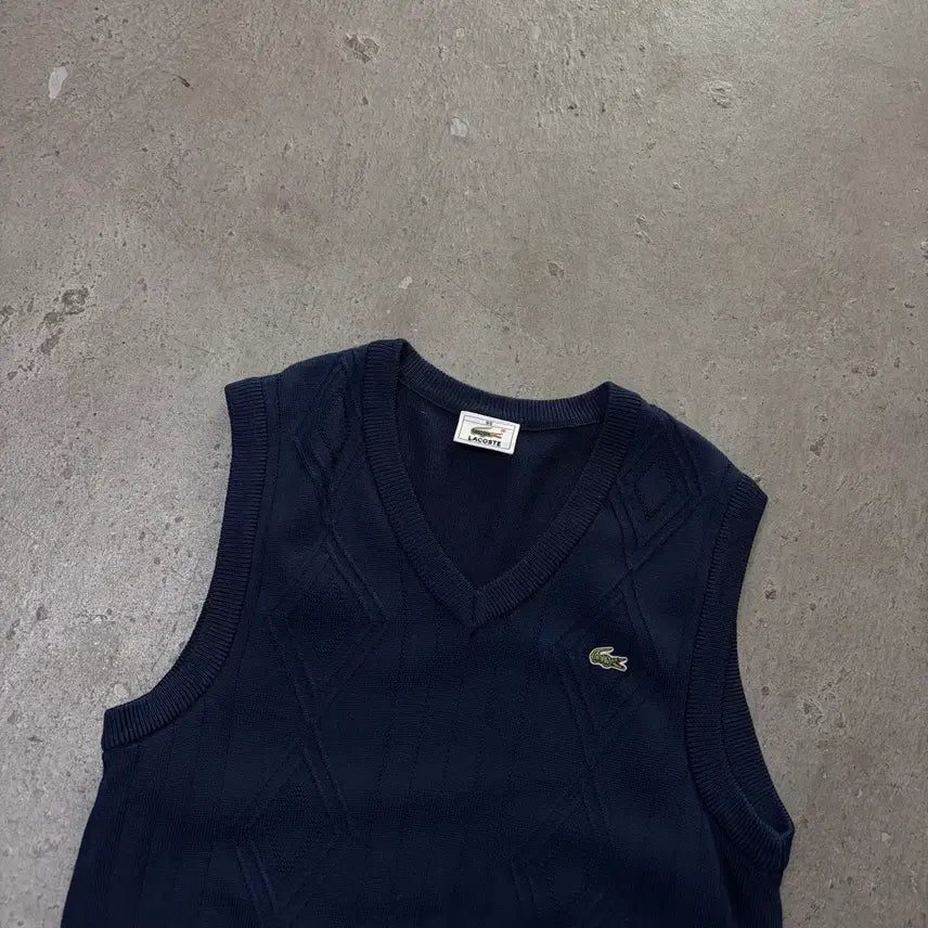 [BUNJANG] Lacoste Knit Vest / 라코스테 니트 조끼[2249]