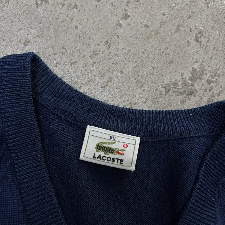 [BUNJANG] Lacoste Knit Vest / 라코스테 니트 조끼[2249]