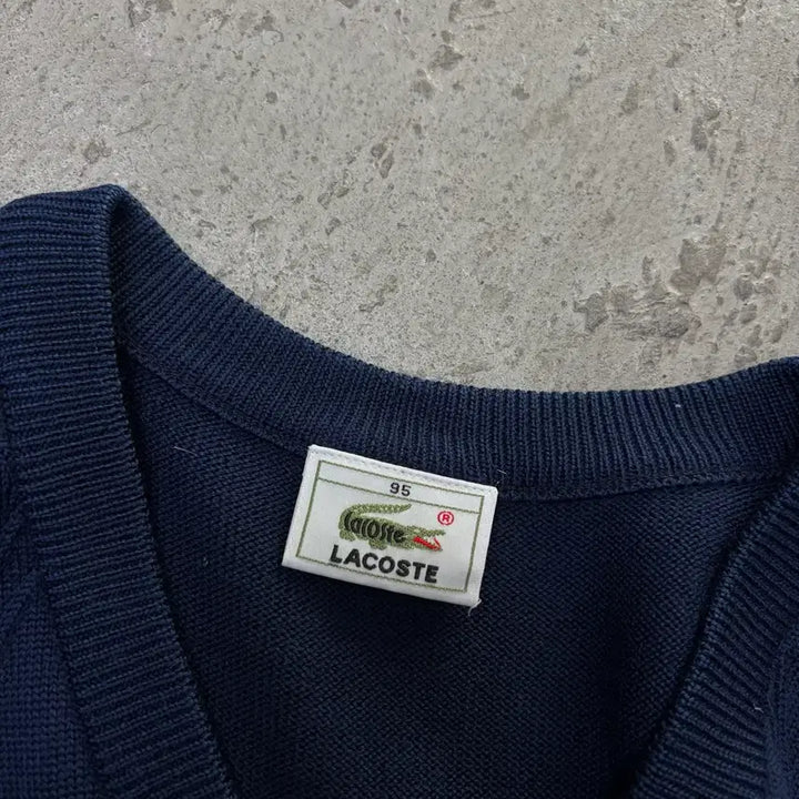 [BUNJANG] Lacoste Knit Vest / 라코스테 니트 조끼[2249]