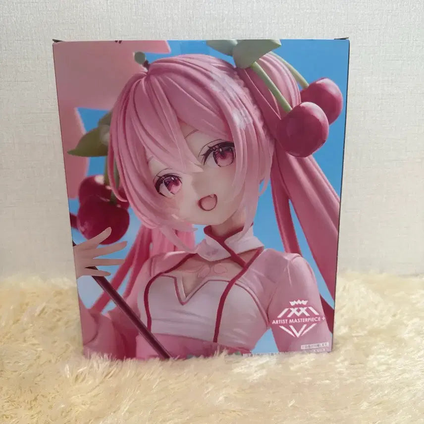 [BUNJANG] Hatsune Miku Sakura Miku AMP Figure / [미개봉] [예약상품] 하츠네 미쿠 사쿠라 미쿠 amp 피규어