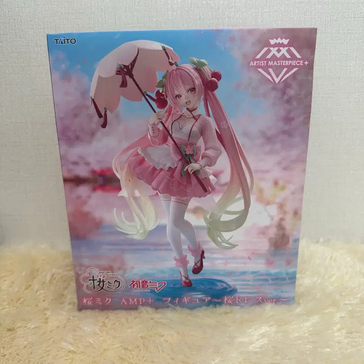 [BUNJANG] Hatsune Miku Sakura Miku AMP Figure / [미개봉] [예약상품] 하츠네 미쿠 사쿠라 미쿠 amp 피규어
