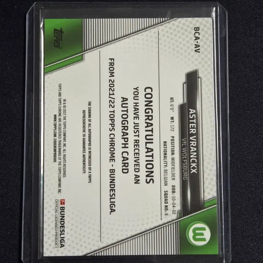 [BUNJANG] Topps Chrome Asterisk Branks Rookie Auto Sports Card / [스포츠 카드]탑스크롬 아스터르 브랑크스 루키 오토