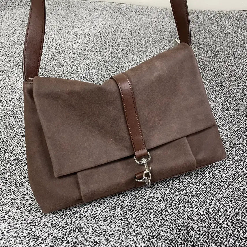 [BUNJANG] OVHEE Chloe Suede Handbag / 빈티지9. 오브히 OVHEE 클로이 스웨이드 백 핸드백 숄더백 가방