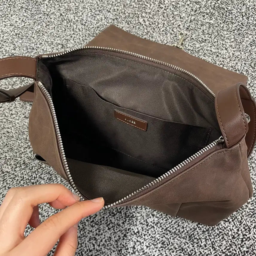 [BUNJANG] OVHEE Chloe Suede Handbag / 빈티지9. 오브히 OVHEE 클로이 스웨이드 백 핸드백 숄더백 가방